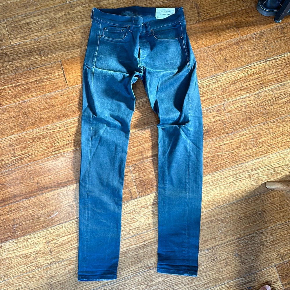 Rag and bone standard issue denim jeans darker blue